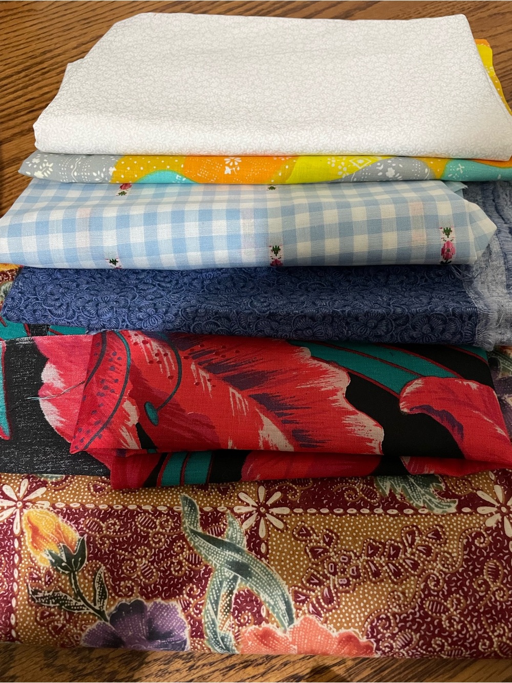 Bundle cotton 6 yards quilting vintage